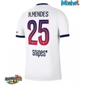 Paris Saint-Germain Nuno Mendes #25 Vieraspaita 2026-27 Lyhythihainen
